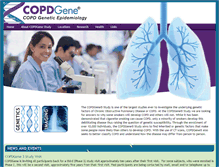 Tablet Screenshot of copdgene.org